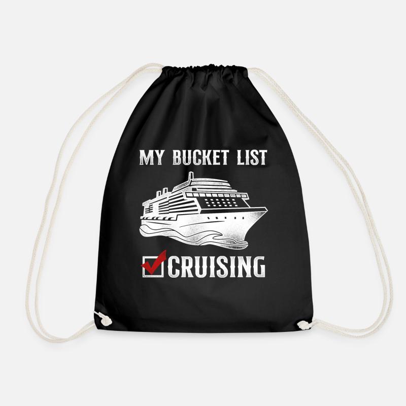 Cruise Ship Vacation Vintage - Turnbeutel - Schwarz