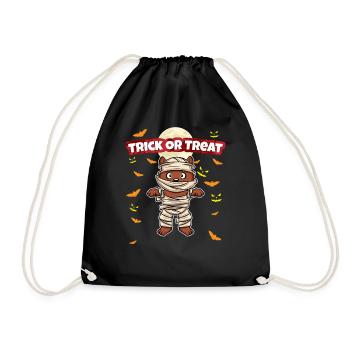 Truc ou traiter effrayant monstre d’Halloween effrayant - Sac de sport léger - noir - Devant