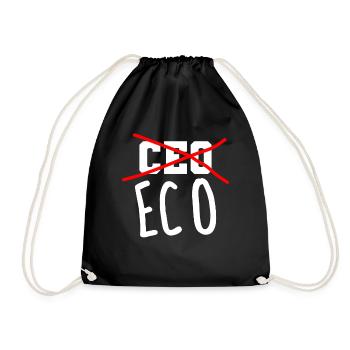 pas PDG plus de sensibilisation à l’environnement ECO - Sac de sport léger - noir - Devant