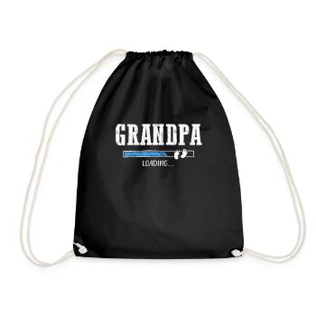 Grand-père chargeant Grand-père expectant - Sac de sport léger - noir - Devant