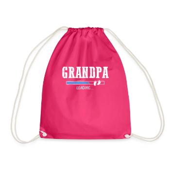 Opa loading Werdender Opa - Turnbeutel - Fuchsia - Vorne