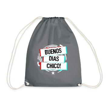 Buenos Dias Chico! - Turnbeutel - Grau - Vorne