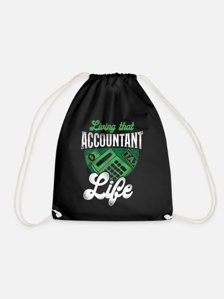 Accountant Bookkeeper Accounting - Turnbeutel - Schwarz