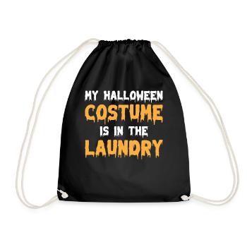 Mon costume d’Halloween est dans la lessive I Hello - Sac de sport léger - noir - Devant
