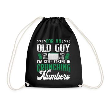 Comptable Comptable Comptable Comptabilité - Sac de sport léger - noir - Devant