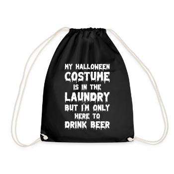 Mon costume d’Halloween est dans la lessive, mais je - Sac de sport léger - noir - Devant