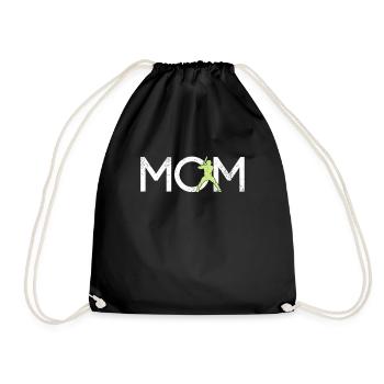 Baseball Mama - Turnbeutel - Schwarz - Vorne