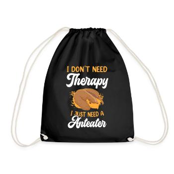 Just need my anteater dwarf anteater - Drawstring Bag - black - Front