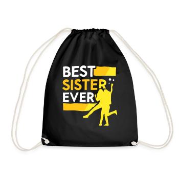 Meilleure sœur de tous les temps Sœurs amies - Sac de sport léger - noir - Devant