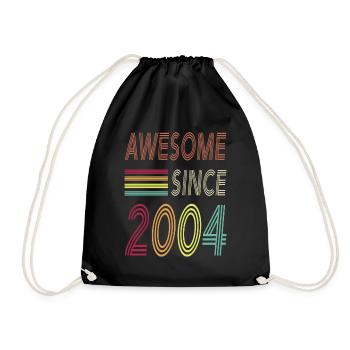 Génial depuis 2004 - Sac de sport léger - noir - Devant