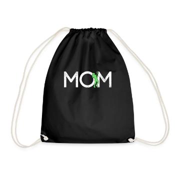 Tennis Mama - Drawstring Bag - black - Front