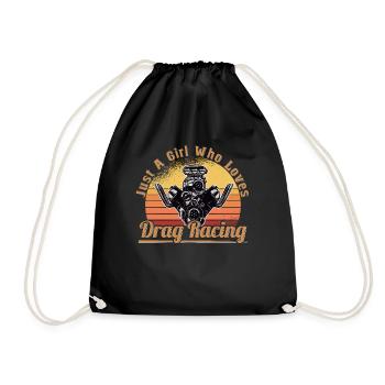 Racing Driver Racing Car Tuning Racing Motorsport - Drawstring Bag - black - Front