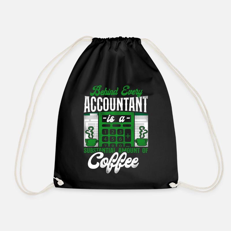 Accountant Bookkeeper Accounting - Turnbeutel - Schwarz