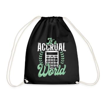 Comptable Comptable Comptable Comptabilité - Sac de sport léger - noir - Devant