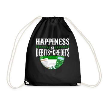 Comptable Comptable Comptable Comptabilité - Sac de sport léger - noir - Devant