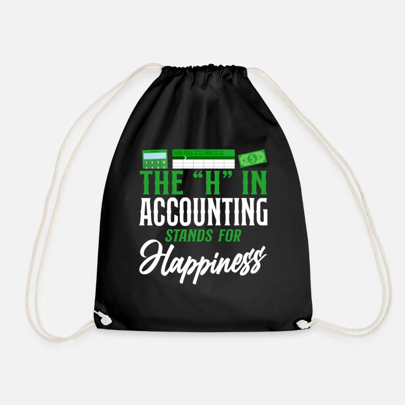 Accountant Bookkeeper Accounting - Turnbeutel - Schwarz