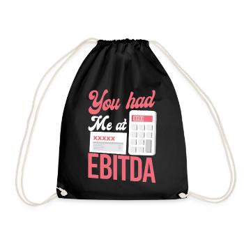 Accountant Bookkeeper Accounting - Drawstring Bag - black - Front