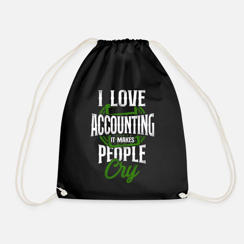Accountant Bookkeeper Accounting - Turnbeutel - Schwarz
