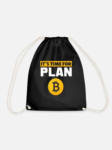 Bitcoin - Turnbeutel - Schwarz