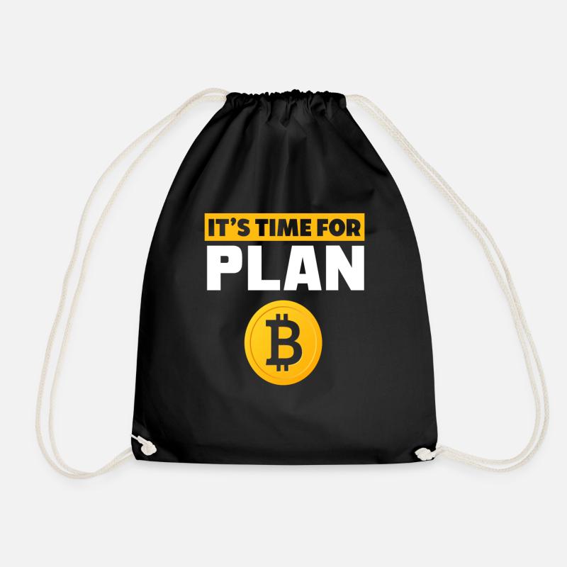 Bitcoin - Turnbeutel - Schwarz