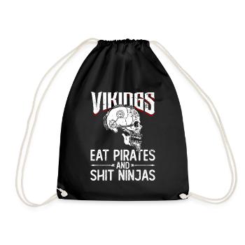 Mythologie nordique Viking Nordic God Drôle - Sac de sport léger - noir - Devant