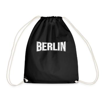 Berlin - Turnbeutel - Schwarz - Vorne
