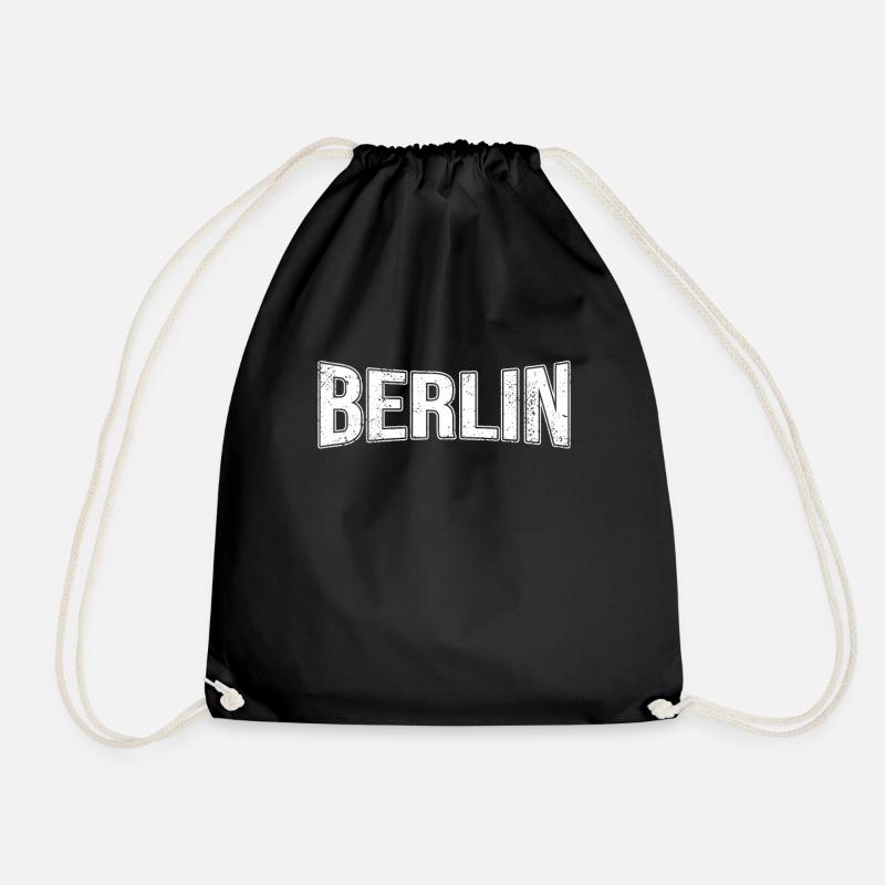 Berlin - Drawstring Bag - black