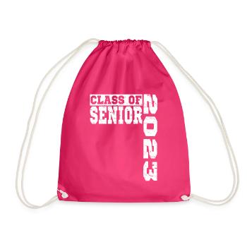 Classe de senior 2023 - Sac de sport léger - fuchsia - Devant