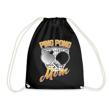 Cool Ping Pong Maman Joueur de Ping Pong Maman - Sac de sport léger - noir - Devant