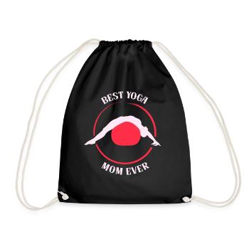 Meilleure mère de yoga de tous les temps Maman MamanMois passe-temps - Sac de sport léger - noir - Devant