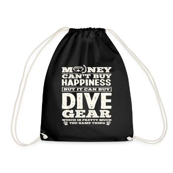 Dive - Drawstring Bag - black - Front