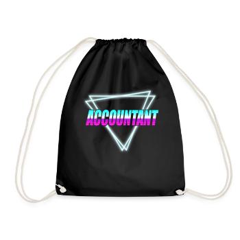 Comptable Comptable Comptable Comptabilité - Sac de sport léger - noir - Devant
