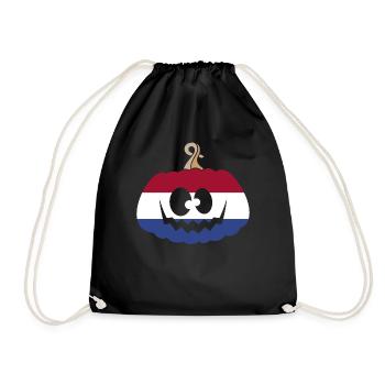 Hongrie Halloween Citrouille - Sac de sport léger - noir - Devant