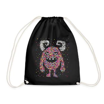 Carnaval Carnaval Confettis Monster Kölle Alaaf - Sac de sport léger - noir - Devant