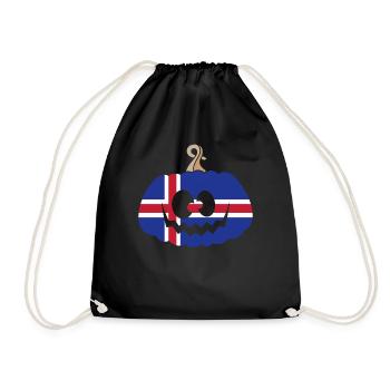 Hongrie Halloween Citrouille - Sac de sport léger - noir - Devant