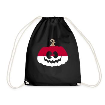 Hongrie Halloween Citrouille - Sac de sport léger - noir - Devant