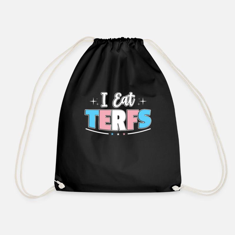 Kein Terfs Transfeminismus Trans - Turnbeutel - Schwarz