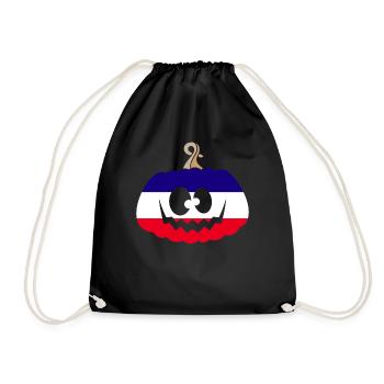 Hongrie Halloween Citrouille - Sac de sport léger - noir - Devant