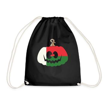 Hongrie Halloween Citrouille - Sac de sport léger - noir - Devant