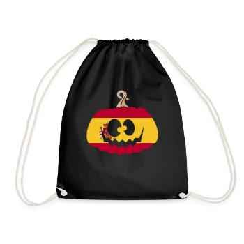 Hongrie Halloween Citrouille - Sac de sport léger - noir - Devant