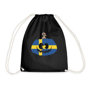Hongrie Halloween Citrouille - Sac de sport léger - noir - Devant