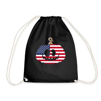Hongrie Halloween Citrouille - Sac de sport léger - noir - Devant