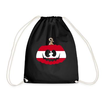 Hongrie Halloween Citrouille - Sac de sport léger - noir - Devant