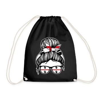 Sardinia Sardinian flag Sardegna Sardinia - Drawstring Bag - black - Front