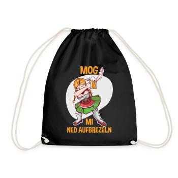 Trachten München Dirndl - Turnbeutel - Schwarz - Vorne