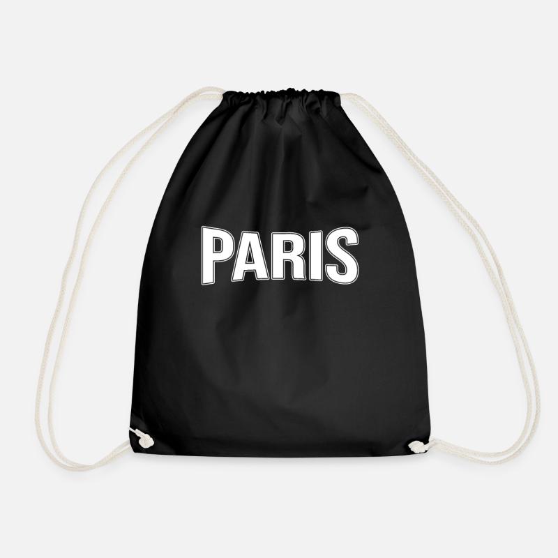Paris - Turnbeutel - Schwarz