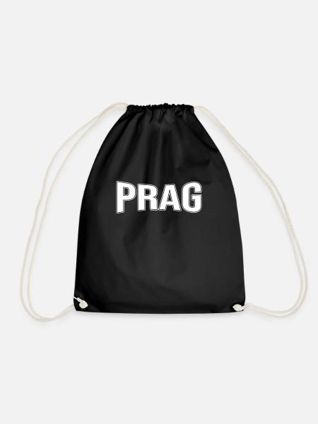 Prag - Turnbeutel - Schwarz