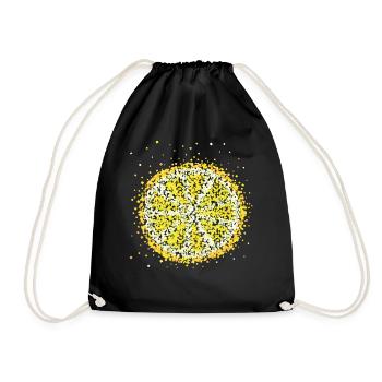 Lemon Costume Replacement Carnival Carnival Gift - Drawstring Bag - black - Front