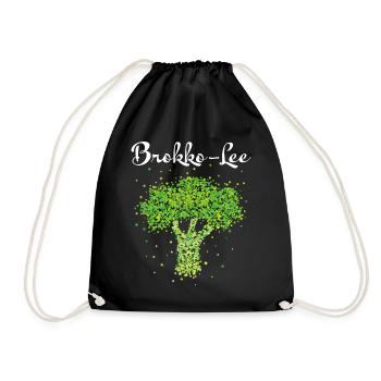 Broccoli Costume Replacement Carnival Carnival Gift - Drawstring Bag - black - Front