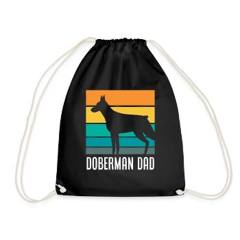 Doberman Papa - Sac de sport léger - noir - Devant